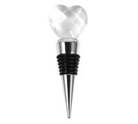 Uonlytech Bouchon de Bouteille de Vin Rouge en Alliage de Cœur 1 Pièce Scelleuse à Vin Pratique et Robuste Joint en Caoutchouc Accessoire Bar Élégant