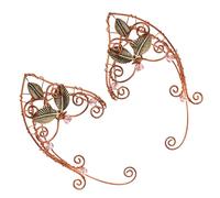 Uonlytech Boucles D'oreilles Elfiques en Alliage pour Femmes, Clip D'oreille Non Percé Élégant et Délicat, Saint-valentin ou Anniversaire