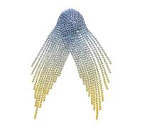 Uonlytech Boucles Oreilles Pendantes à Paillettes à Franges Longues Dégradées Légères et Brillantes pour Mariage Bal et Fêtes