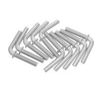 Uonlytech Boulons de verrouillage de base M8x38mm L en fer 10 pièces vis de fixation du ventilateur pour réparation d'appareils ventilateurs sur pied