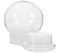 Uonlytech Bouteille en Verre Transparent Dôme Micro-Paysage Soi-même, Terrarium pour Plantes Succulentes, Récipient Décoratif Écologique pour Maison et Bureau, 1 Pièce