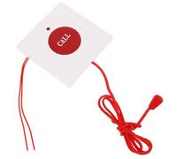 Uonlytech Bouton d'urgence Mural Cordon pour Personnes Âgées, Bouton D'assistance en Cas d'urgence, Fixation Murale Facile, Dispositif de Sécurité Patient, Alerte Rapide pour Aide Immédiate