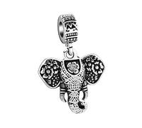 Uonlytech Bracelet Breloque Éléphant Classique Argenté Pour Diy Accessoire Créatif De Bijoux Pour Femmes Et Filles Pour Fabrication Personnalisée Et Occasions Spéciales