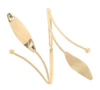 Uonlytech Bracelet Manchette en Métal Doré à Feuilles Délicates Brassard pour Femme Réglable Bijou Punk Élégant pour Bras Féminin Accessoire Mode et Présent