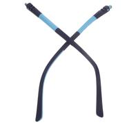 Uonlytech Branches de Lunettes de Remplacement Antidérapantes en Silicone et Métal, 1 Paire Bleue pour Étudiants, Kit Compatible pour Réparation et Maintien Sécurisé des Lunettes
