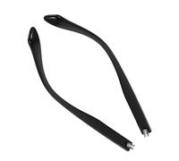 Uonlytech Branches De Rechange Double Dent Noir Brillant Compatible Plupart des Lunettes pour Réparation Et Personnalisation