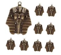 Uonlytech Breloques en Alliage Rétro 10 Pcs pour Création de Bijoux Diy, Charme Vintage Métal, Couleur Bronze Antique, Accessoires pour Collier et Bracelet, Artisans et Amateurs, Fête,