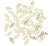 Uonlytech Breloques pour Ongles Serpent Rétro en Alliage Doré, 50 Pièces, Décorations de Nail Art 3d Vintage pour Manucure, Accessoires pour Déco Ongle et Bijoux Nail Art