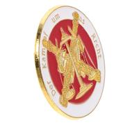 Uonlytech Broche Balance en Métal Doré Insigne Justice D’Écailles Épingle de Col pour Costume D’Avocat Accessoire Décoratif Élégant pour Événements Juridiques et Collection Bijou Thème