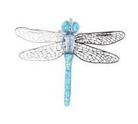 Uonlytech Broche Libellule En Argenté Pierre Bleue Zirconée, Épingle Émail Féminine, Bijou Présent Fête Des Mères, Accessoire Mode Polyvalent Pour Vêtement Chic (