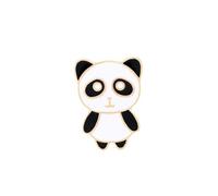 Uonlytech Broches Créatives Panda et Pingouin, Accessoires de Costumes, Lot de 3 Pièces, Métal Solide, Petit Format, pour Femmes et Couples, Usage Fête ou Banquets, Noir et Blanc