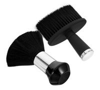 Uonlytech Brosse de Cou Professionnelle 2 Pièces en Fibre et Abs pour Coiffure, Nettoyage des Cheveux Cassés sans Abîmer Cuir Chevelu, Salon Coiffure