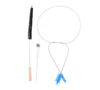 Uonlytech Brosse de nettoyage pour ailettes de climatiseur 3pcs Kit avec brosse à ressort et brosse pour radiateur pour entretien de cheminées et machines à laver
