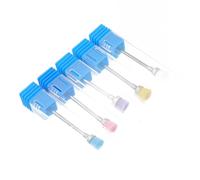 Uonlytech Brosse Poussière Ongle en Métal 5pcs pour Machine à Ongles, pour Nettoyage Poussière, Ne Tombe Pas Facilement, pour Manucure Professionnelle