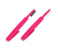 Uonlytech Brosses Sourcils Pliables Double Embout Lot de 2 Pinceaux Maquillage Yeux Portables pour Usage Quotidien en Voyage et Salon Couleur Aléatoire