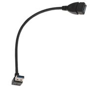 Uonlytech Câble Extension USB Angle Droit Inférieur Femelle à Mâle Rallonge pour Bureau et Transfert de Données