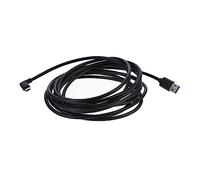 Uonlytech Câble USB c 3.0 à Angle Droit 4 Mètres, Connecteur Type-c, Câble De Charge Et Transfert Rapide, Solide en PVC, Léger Et Portable, pour Casque VR Et Accessoires