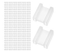 Uonlytech Cache-prises Électriques en Plastique Robuste, Protection Anti-poussière et Étanche, 100 Pièces, Couvercles de Protection pour Prises Électriques Us, Usage Domestique Sécuritaire
