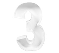 Uonlytech Cadre de Ballon Chiffre 3D pour Fête D’Anniversaire Garçon et Filles Boîte à Ballons Numérotée Structure Légère et Stable Décoration Festive pour Anniversaire et Événements