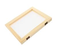 Uonlytech Cadre pour Fabrication Naturel Tamis DIY pour Garçon Fille Kit Artisanat Écran de Fabrication Papier Recyclé Outil Créatif Éducatif pour Activités Manuelles