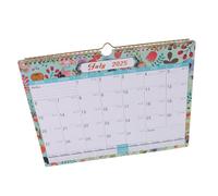 Uonlytech Calendrier Mural Annuel Grand Format avec Design Floral Blocs Mensuels Larges Papier Épais Reliure Double Spirale Calendrier Mémo pour Organisation et Planification Quotidienne
