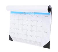 Uonlytech calendrier mural calendrier suspendu mural fin Papier Bleu