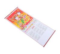 Uonlytech Calendrier Mural Serpent Style Traditionnel Calendrier Chinois Décoratif Suspendu Planificateur Annuel Multifonction pour Famille et Maison