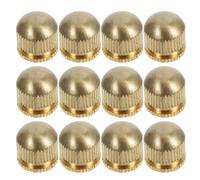 Uonlytech Capuchons à Vis M4 en Cuivre pour Luminaires Plafonniers Pièces de Rechange Quincaillerie pour Abat-jour Embouts Décoratifs Filetés Multifonctions Lot de 12 pour Fixation