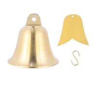Uonlytech Carillon Éolien en Laiton 5 CM Feuille d'Érable en Cuivre Décoration Suspendue Feng Shui Vintage pour Maison Jardin et Terrasse Cloche à Vent Domestique Élégante Set 1 Pièce