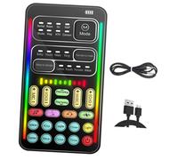 Uonlytech Carte Portable pour Changeur De Voix avec Connexion Ordinateur Outil De Modification De Voix pour Streaming Direct