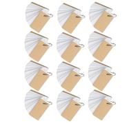 Uonlytech Cartes De Vocabulaire Blocs-notes Portables Papier Blanc 12 Pièces Pour Étudiants Et Activités Extérieures