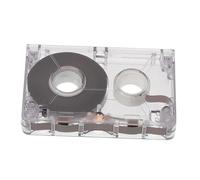 Uonlytech Cassette Audio Vide avec Boîtier Transparent Cassette Mini Accessoire Artisanat Décoration Murale Vintage