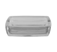 Uonlytech Cendrier Carré en Verre 10 Cm Transparent pour Fumeurs, Cendrier de Table Domestique Bureau, Accessoire Stable et Spacieux, Décoration Pratique pour Maison et Espace Professionnel