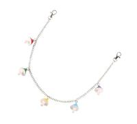 Uonlytech Chaîne De Pantalon Candy Colorée En Acrylique, Chaîne De Ceinture Pantalon Hip-hop, Accessoire Mode Unisexe, Style Décontracté Été, Pendentif Champignon Unique Simple