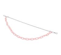 Uonlytech Chaîne De Taille Hip-hop à Perles Rondes En Métal Acrylique Et Fer, Légère Et Brillante, Pour Adulte, Style Punk, Pour Fêtes Et Voyages, Taille Unique Rose