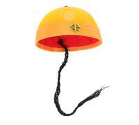 Uonlytech Chapeau D'empereur Chinois pour Garçon et Filles, Couvre-chef Rigide Style Dynastie Song, Accessoire de Costume Royal pour Jeux de Rôle, Théâtre et Fêtes à Thème, Léger