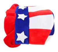 Uonlytech Chapeau Design Unique et Facile à Porter Fête de L'indépendance Américain en Tissu Couleur Aléatoire pour Fête Nationale ou Célébration du 4 Juillet