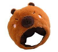 Uonlytech Chapeau Peluche Tête de Gros Rongeur Cosplay Doux pour Fête et Déguisement Accessoire Photo Facile à Porter Décoration Festive pour Spectacle et Carnaval