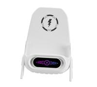 Uonlytech Chargeur sans Fil Magnétique avec Support Petit Tabouret Station de Recharge Rapide Compatible Smartphones et Support Téléphone Stable et Pratique pour Bureau