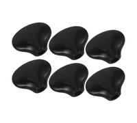 Uonlytech Cheville D'accordage de Corde de Guitare Petits Boutons de Mécaniques de Guitare Métal Noir Forme Queue de Poisson et Folk Installation Facile