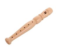 Uonlytech Clarinette en Bois 6 Trous pour Garçon et Filles et Débutants, Instrument à Vent Portable Léger, Flûte D’Apprentissage pour Élèves, Musique Éducative et Loisir, Naturelle