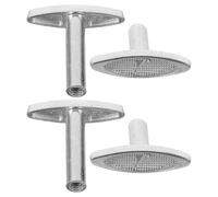 Uonlytech Clés de Remontage pour Boîte à Musique DIY en Fer Argenté, 4 Pièces, Fonctionnement Stable et Relaxation, Accessoire pour Famille et Amis