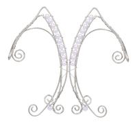 Uonlytech Clip Oreille Élégant Rétro Non Percée Pince Oreille Créative Femmes Accessoire Mode sans Piercing Lot 2pcs 143 gauche 143 droite