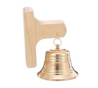 Uonlytech Cloche Magnétique Rétro avec Carillon Laiton Sonnette Entrée Magnétique pour Maison Bureau Restaurant Installation sans Perçage Alerte Élégante