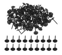 Uonlytech Clous de Tapissier Décoratifs pour Meubles 7x13mm en Métal Noir, 300 Pièces, Punaises de Canapé Vintage pour Décoration et Rénovation de Meubles Rembourrés