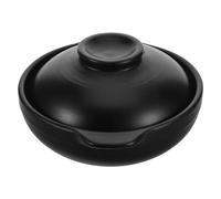 Uonlytech Cocotte en Terre Cuite Traditionnelle de 600ml Cuisson Saine du Riz, Solide et Facile à Entretenir, Repas Quotidiens