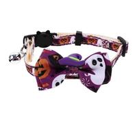 Uonlytech Collier Décoratif pour Animaux Éléments d'halloween, Réglable en Polyester, Décoration de Cou pour Chien et Chat, pour Fêtes de Mode et Halloween
