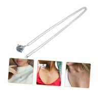 Uonlytech Collier Diffuseur Parfum Pendentif Creux avec Pierre de Lave Accessoire Mode Femme Élégant pour Cadeaux Occasions Spéciales Couleur Aléatoire Couleur Aléatoire