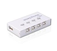 Uonlytech Commutateur USB à Ports pour Scanner Sélecteur de Partage Automatique pour Ordinateurs pour Bureau Compact