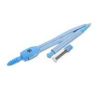 Uonlytech Compas de Dessin Portable Métal Bleu Outil de Géométrie Précis pour Mathématiques et Dessin Kit Professionnel pour Étudiants et Artistes